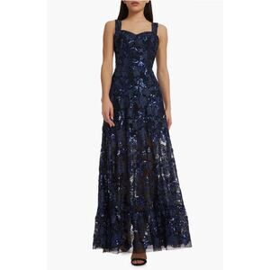 open lace back dress Kahlani Gown  Dress the Population